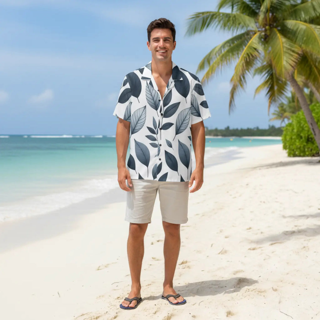 Vibrant Hawaiian Camp Shirt - Summer Vibes Polyester - Dipaliz